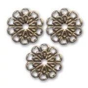 Intercalaires métal  8 mm bronze x10