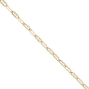 Chaîne maille Fantaisie 4 mm - Plaqué Or 3 microns x50cm