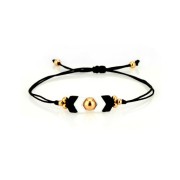 Perle en zamac forme flèche 11x8 mm - Placage Argent fin vieilli x1