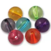 Assortiment de rondes 14 mm Transparent x10
