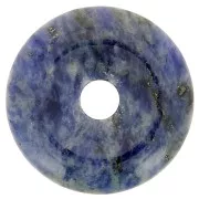 Donuts 30 mm pierre gemme - Sodalite x1