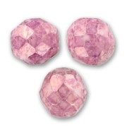 Facettes 12 mm Fuchsia Marbré x5|raw }}