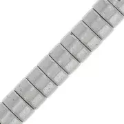 Perles rondelles Heishi - imitation Hématite 4x2 mm - Rhodié x20