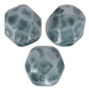 Facettes 6 mm Emerald Marbré x25