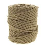 Bobine de cordon en polyester recyclé pour macramé extérieur 9 mm - Naturel x40m|raw }}