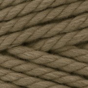 Bobine de cordon en polyester recyclé pour macramé extérieur 9 mm - Naturel x40m