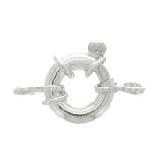 Fermoir Bouée pour bracelet ou collier 13 mm - Argent 925 x1