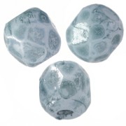Facettes 3 mm Chalk White Green Blue Marble x50|raw }}