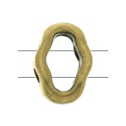Intercalaire 2 trous - Halo Beads pour SuperDuo - 8x5.5 mm - Bronze x1|raw }}