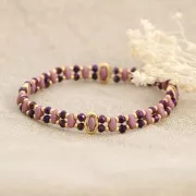 Intercalaire 2 trous - Halo Beads pour SuperDuo - 8x5.5 mm - Bronze x1