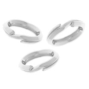 Anneaux doubles 6x0.7 mm - Argent 925 x10|raw }}