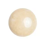Cabochon rond en verre par Puca® 18 mm - Opaque Beige Ceramic Look x1