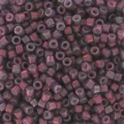 Miyuki Delica 11/0 DB1012 - Metallic Med Raspberry Gold Iris x8g