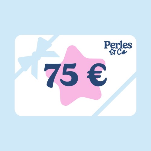 E-Carte Cadeau Perles & Co - 75&euro;