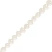 Perles d'eau douce baroques irrégulières 4x5 mm - Grade AA Blanc x39cm