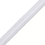 Elastique souple plat 5 mm Blanc x 1 m
