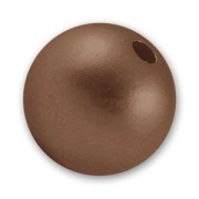 Perles acryliques 16 mm Brun x6