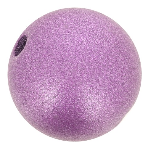 Perles acryliques 10 mm Dark Fuchsia x10