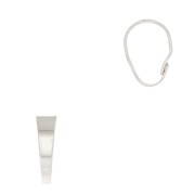 Attache pendentif 10.5 mm - Placage Argent fin vieilli x1