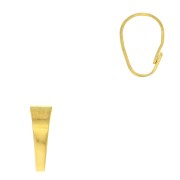 Attache pendentif 10.5 mm - Doré à l'or fin x1|raw }}