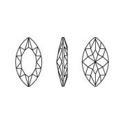 Navette PureCrystal 4227 32x17 mm Crystal Golden Sahara x1