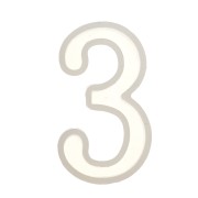 Moule silicone pour réaliser le chiffre 3 en résine 40x20 mm x1