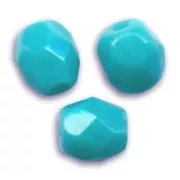 Facettes 2 mm Opaque Turquoise x50