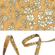 Biais en tissu Liberty - Capel - Mustard x1m