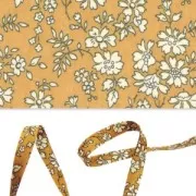 Biais en tissu Liberty - Capel - Safran x1m