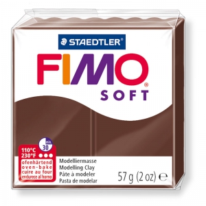 Pâte Fimo Soft 57gr Chocolat (n°75)