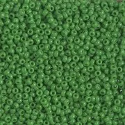 Rocaille Miyuki 11/0 411 - Opaque Green - paquet de 100g