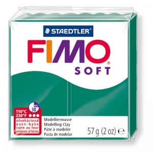 Pâte Fimo Soft 57gr Emeraude (n°56)
