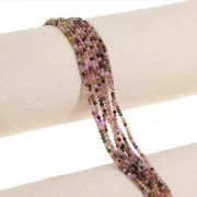 Perles rondes 2 mm pierre gemme - Tourmaline x38cm