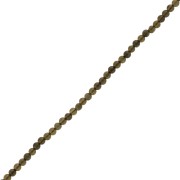 Perles rondes 2 mm pierre gemme - Obsidienne mouchetée x40cm|raw }}