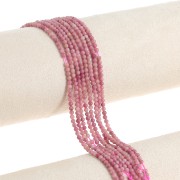 Perles rondes 2 mm pierre gemme  - Jaspe Rose x39cm