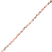 Perles rondes facettées 2 mm pierre gemme - Rhodochrosite x39.5cm|raw }}