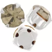 Chatons montés 6 mm Black Diamond x5