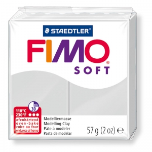 Pâte Fimo Soft 57gr Gris Dauphin (n°80)