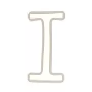 Moule silicone pour réaliser la lettre I en résine 40x18 mm x1