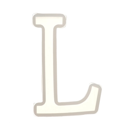 Moule silicone pour réaliser la lettre L en résine 40x23 mm x1