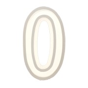 Moule silicone pour réaliser la lettre O en résine 40x23 mm x1|raw }}