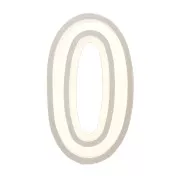 Moule silicone pour réaliser la lettre O en résine 40x23 mm x1