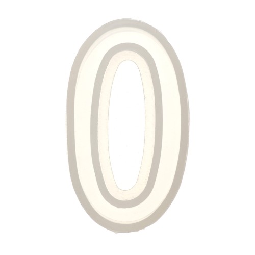 Moule silicone pour réaliser la lettre O en résine 40x23 mm x1