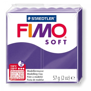 Pâte Fimo Soft 57gr Prune (63)