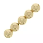 Perles rondes 4 mm Gold filled light (or laminé) x10