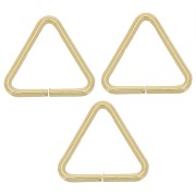 Anneaux ouverts triangulaires 7.6x0.7 mm en Gold filled (or laminé)  x5