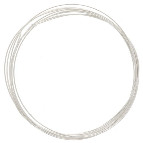 Fil dur rond 0.5 mm - écroui - Argent 925 x1m