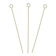Clous tête ronde 34x0.45 mm - Gold filled (or laminé)  x10|raw }}