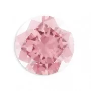 Cabochons en Oxyde de Zirconium ronds 3 mm - Light Rose x10