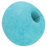Perle en céramique 15 mm Turquoise mat x1